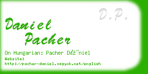 daniel pacher business card